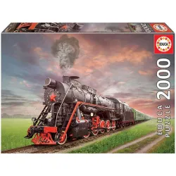 Educa puzzle 2000 Locomotora de vapor 18503