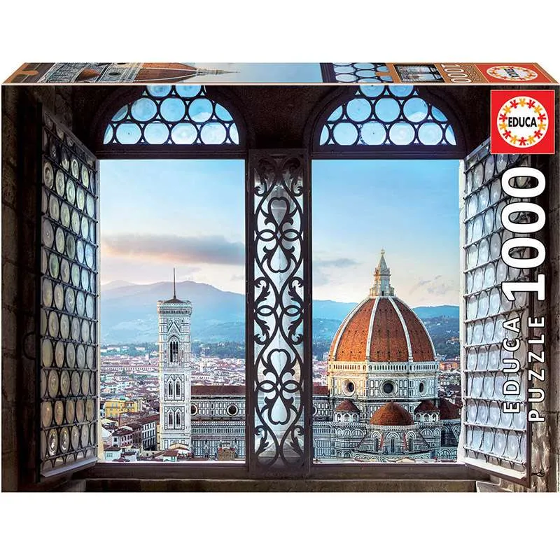 Educa puzzle 1000 Vistas de Florencia 18460