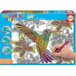 Educa puzzle 300 colouring. Colibri 17083
