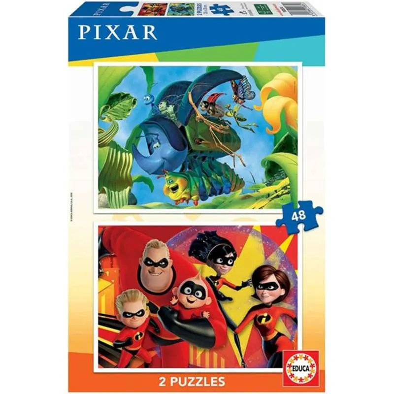 Educa puzzle 2x48 piezas Disney Pixar 18634