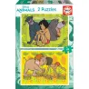 Educa puzzle 2x48 piezas El libro de la selva 18641