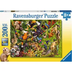 Puzzle Ravensburger Selva animada 200 Piezas XXL 133512