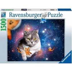 Puzzle Ravensburger Gato en el espacio 1500 piezas 174393