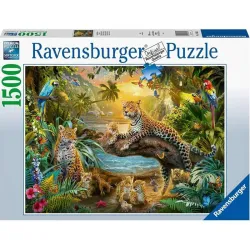 Puzzle Ravensburger Leopardos en la selva 1500 piezas 174355