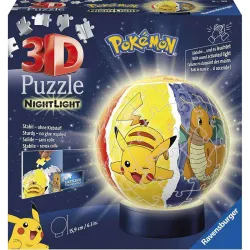 Puzzle Ravensburger 3D Pokémon NightLight de 72 Piezas