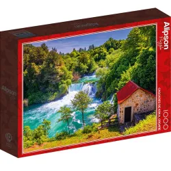 Puzzle Alipson Cascadas de Krka, Croacia de 1000 piezas