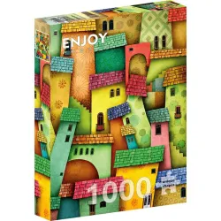 Puzzle Enjoy puzzle de 1000 piezas Casas alegres 1629