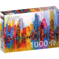 Puzzle Enjoy puzzle de 1000 piezas Ciudad arcoiris 1729