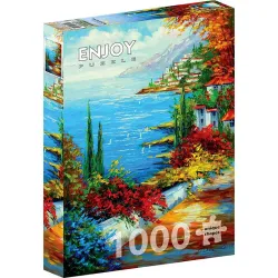 Puzzle Enjoy puzzle de 1000 piezas Pueblo junto al mar 1844