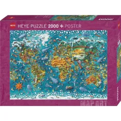 Puzzle Heye 2000 piezas Mundo en miniatura 29983