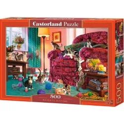 Puzzle Castorland Gatitos traviesos de 500 piezas B-53254