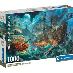 Puzzle Clementoni La batalla de los piratas 1000 piezas 39777