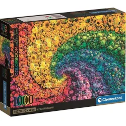 Puzzle Clementoni Espiral de flores 1000 piezas 39779