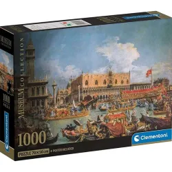 Puzzle Clementoni El Regreso de Bucentauro al Palazzo Ducale Venecia, Canaletto de 1000 piezas 39792
