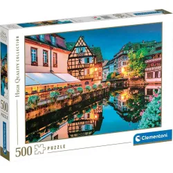 Puzzle Clementoni Casco antiguo de Estrasburgo 500 piezas 35147