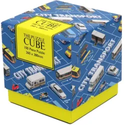 Puzzle Robert Frederick Cubo Transporte en la ciudad de 100 piezas