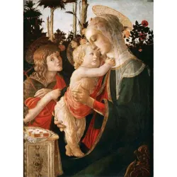 Puzzle Grafika Virgen y el Niño con el joven San Juan Bautista, 1470-1475 de 2000 piezas