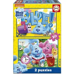 Educa puzzle 2x20 piezas Las pistas de Blue 19399