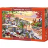 Puzzle Castorland Atardecer romántico de la ciudad de 1000 piezas C-104956