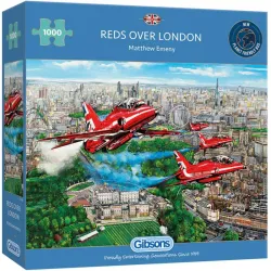 Puzzle Gibsons Reds sobre Londres de 1000 piezas G6335