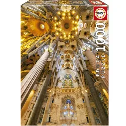 Educa puzzle Interior de la Sagrada Familia de 1000 Piezas 19614