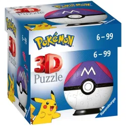 Ravensburger puzzle 54 piezas Puzzleball Pokémon MasterBall 115648