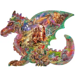 Puzzle SunsOut Castillo del dragón de 1000 piezas 97045