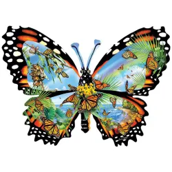 Puzzle SunsOut Oda a las mariposas Monarca de 1000 piezas 97065