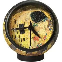 Puzzle Pintoo 3D Reloj Klimt - El Beso de 145 piezas KC1071
