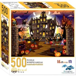 Puzzle Brain Tree Halloween de 500 piezas