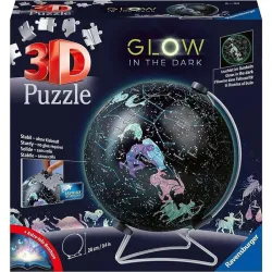 Puzzle 3D Ravensburger Globo Estelar Fosforescente de 180 Piezas 115440