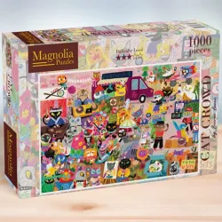 Puzzle Magnolia Multitud de gatos 2120 de 1000 piezas