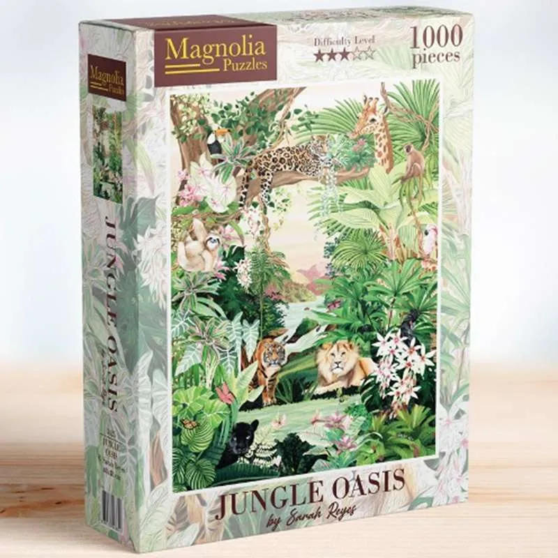 Puzzle Magnolia Oasis de la selva 3425 de 1000 piezas