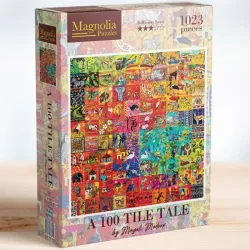 Puzzle Magnolia Un mosaico de 100 fichas 4101 de 1023 piezas