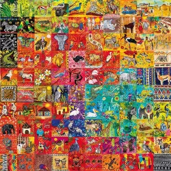 Puzzle Magnolia Un mosaico de 100 fichas 4101 de 1023 piezas