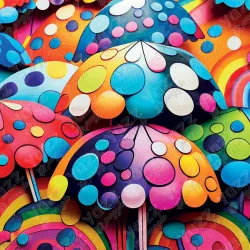 Yazz puzzle Paraguas colorido 3841 de 1023 piezas