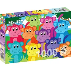 Puzzle Enjoy puzzle Monos arcoíris de 1000 piezas 2060