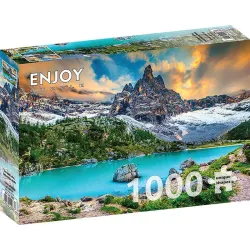 Puzzle Enjoy puzzle Lago Sorapis, Dolomitas, Italia de 1000 piezas 2083