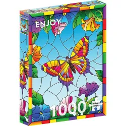 Puzzle Enjoy puzzle Mariposa de cristal de 1000 piezas 2120