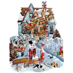 Puzzle SunsOut Navidad en Nuestra Casa de 1000 piezas 95539