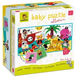 Puzzle Ludattica Baby puzzle collection Piratas de 32 piezas
