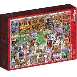 Puzzle Alipson Mercado Kris Kringle de 1000 piezas