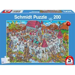 Puzzle Schmidt Vista al castillo de los caballeros de 200 piezas 56453