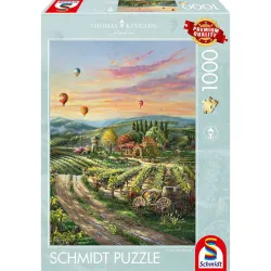 Puzzle Schmidt Viñedo del valle tranquilo de 1000 piezas 57366