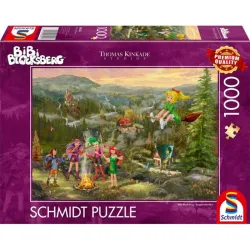Puzzle Schmidt Bibi Blocksberg – Encuentro de jóvenes brujas de 1000 piezas 58424