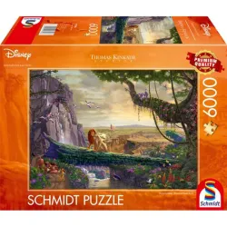Puzzle Schmidt El Rey León - Regreso a Pride Rock de 6000 piezas 57396