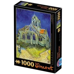 Puzzle DToys La Iglesia de Auvers-sur-Oise de 1000 piezas 70173