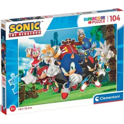 Puzzle Clementoni Sonic 104 piezas 27159