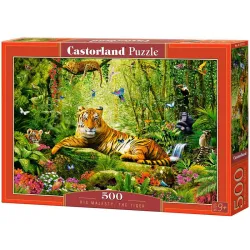 Puzzle Castorland Su majestad el tigre de 500 piezas B-53711