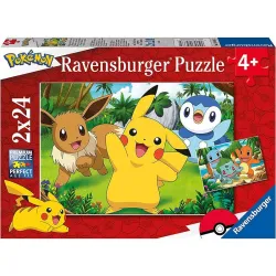 Puzzle Ravensburger Pokemon 2x24 piezas 056682